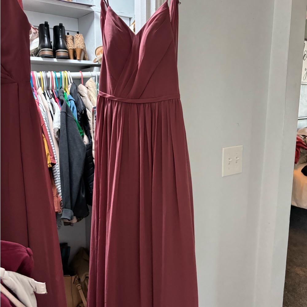 NWT Azazie Desert Rose Bridesmaid Dress